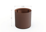 Aluminum Round Planter - Plantercraft
