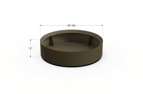 Aluminum Round Planter - Plantercraft
