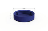 30% OFF Aluminum Round Planter – 48" DIA x 18" H