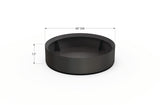 30% OFF Aluminum Round Planter – 48" DIA x 18" H