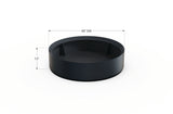 30% OFF Aluminum Round Planter – 48" DIA x 18" H