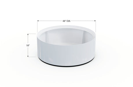 Aluminum Round Planter - Plantercraft