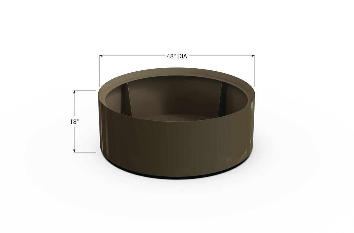 Aluminum Round Planter - Plantercraft