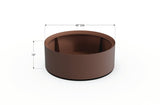 Aluminum Round Planter - Plantercraft
