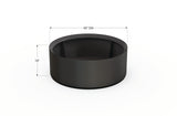 30% OFF Aluminum Round Planter – 48" DIA x 18" H