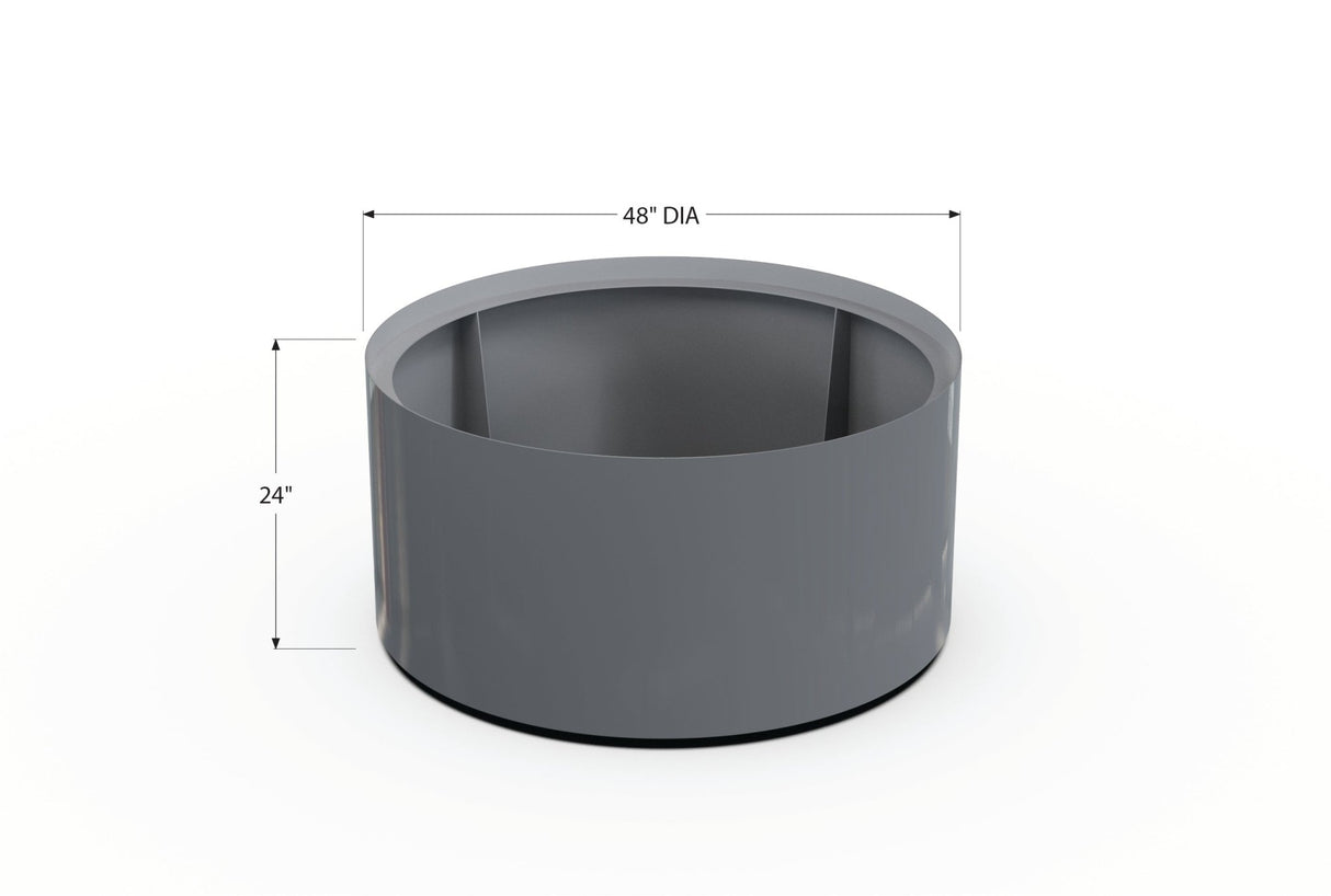 Aluminum Round Planter - Plantercraft