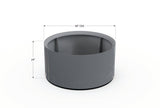 Aluminum Round Planter - Plantercraft