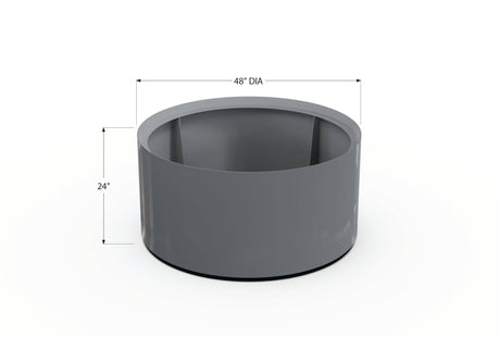 Aluminum Round Planter - Plantercraft