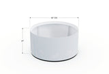 Aluminum Round Planter - Plantercraft