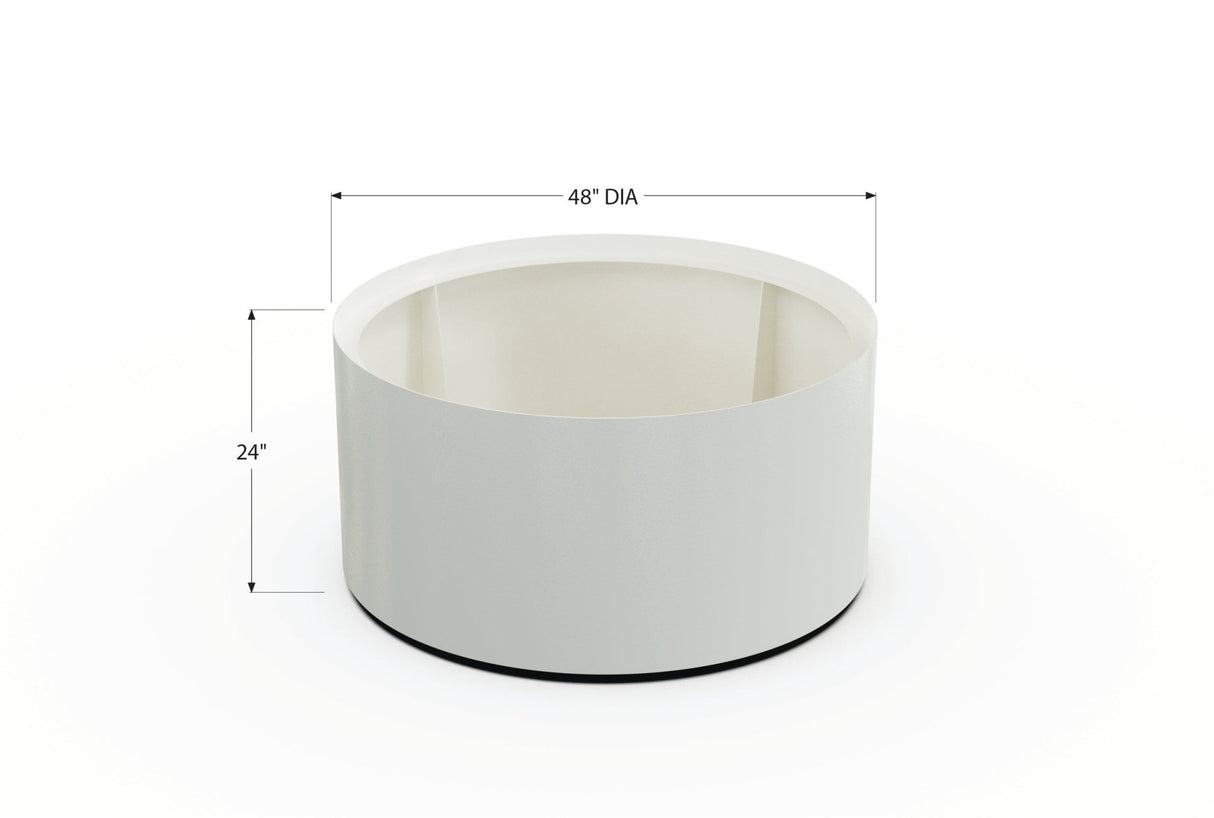 Aluminum Round Planter - Plantercraft