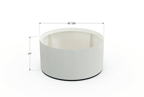 Aluminum Round Planter - Plantercraft