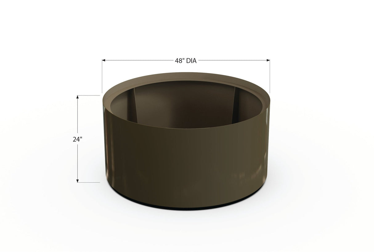 Aluminum Round Planter - Plantercraft
