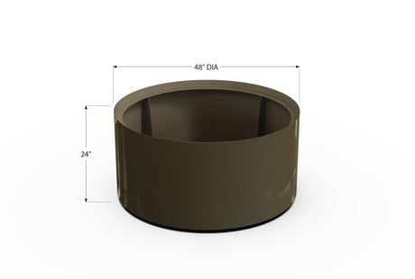 Aluminum Round Planter - Plantercraft