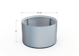 Aluminum Round Planter - Plantercraft