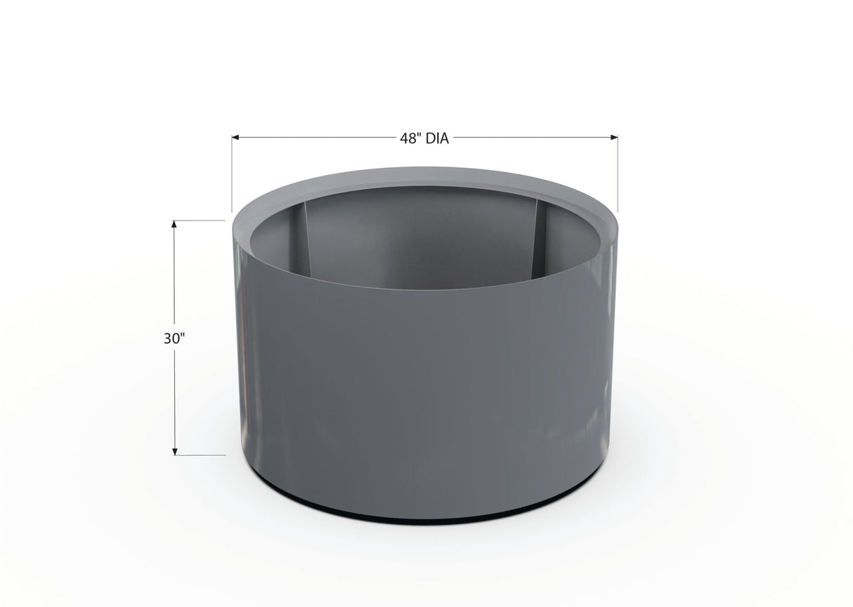 Aluminum Round Planter - Plantercraft