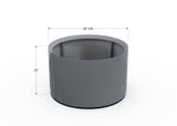 Aluminum Round Planter - Plantercraft