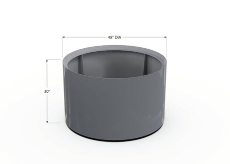 Aluminum Round Planter - Plantercraft