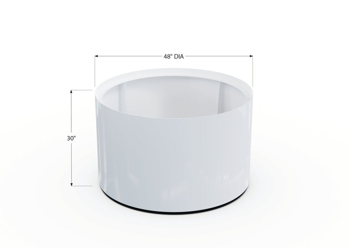 Aluminum Round Planter - Plantercraft