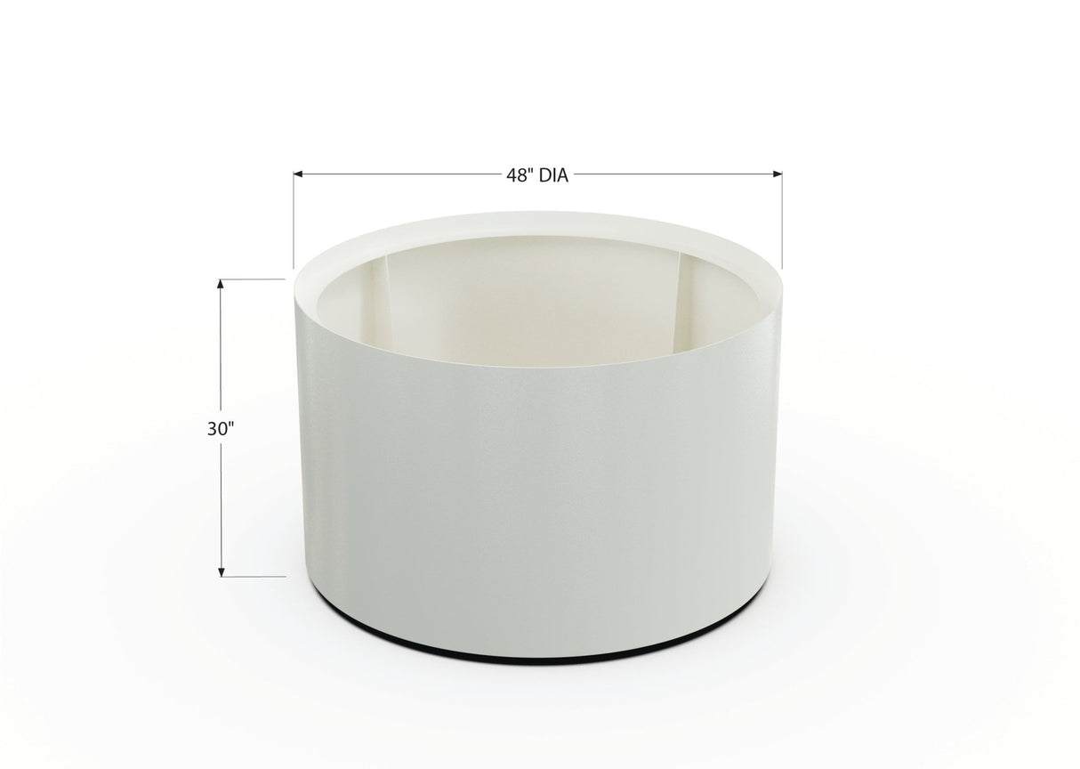 Aluminum Round Planter - Plantercraft