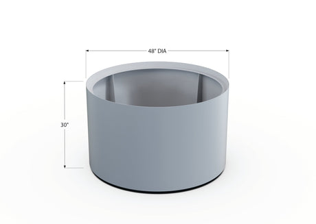 Aluminum Round Planter - Plantercraft