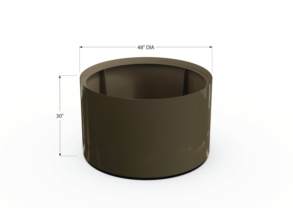 Aluminum Round Planter - Plantercraft