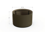 Aluminum Round Planter - Plantercraft
