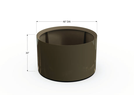 Aluminum Round Planter - Plantercraft