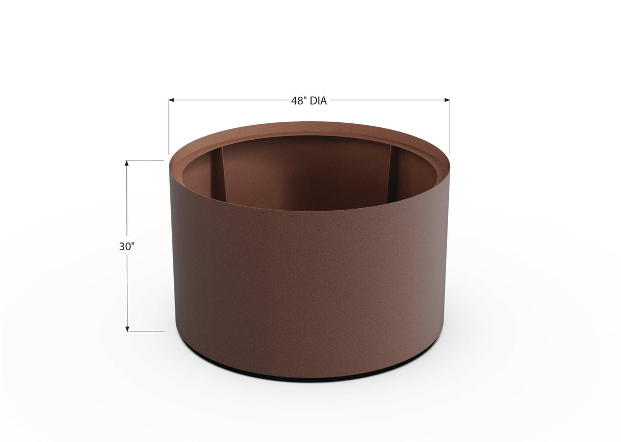 Aluminum Round Planter - Plantercraft