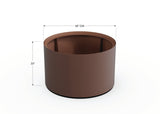 Aluminum Round Planter - Plantercraft