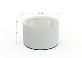30% OFF Aluminum Round Planter – 48" DIA x 18" H