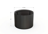 Aluminum Round Planter - Plantercraft