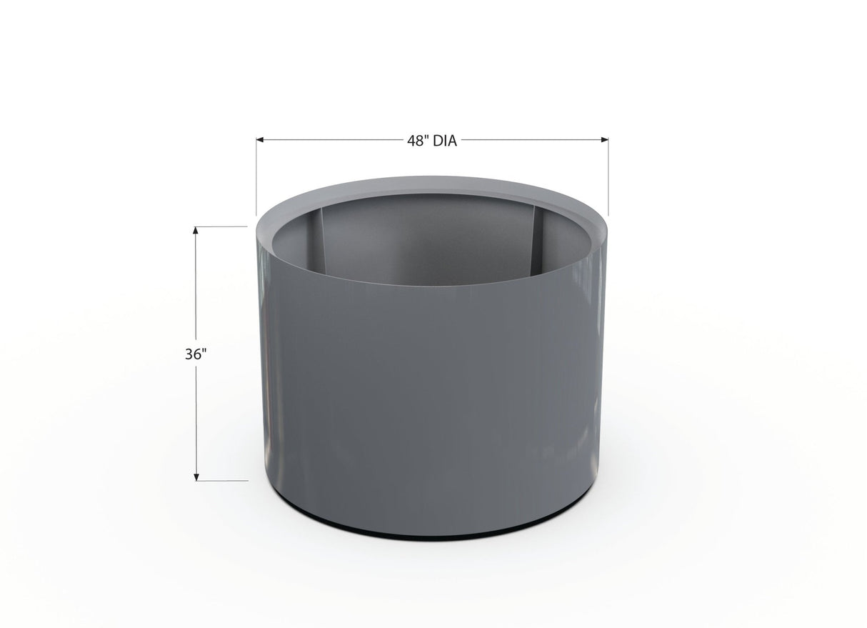 Aluminum Round Planter - Plantercraft