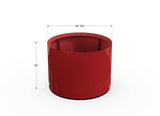Aluminum Round Planter - Plantercraft
