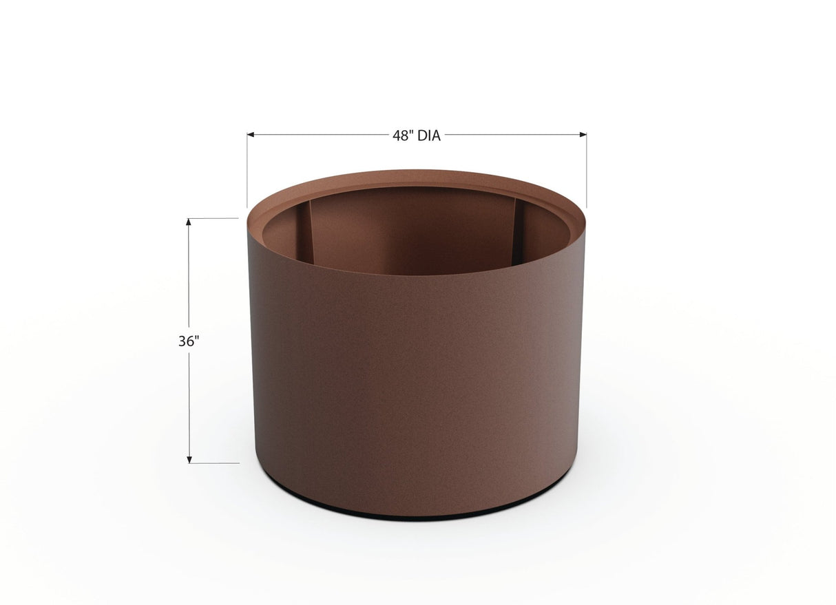 Aluminum Round Planter - Plantercraft