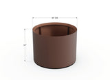 Aluminum Round Planter - Plantercraft