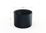 Aluminum Round Planter - Plantercraft