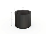 Aluminum Round Planter - Plantercraft