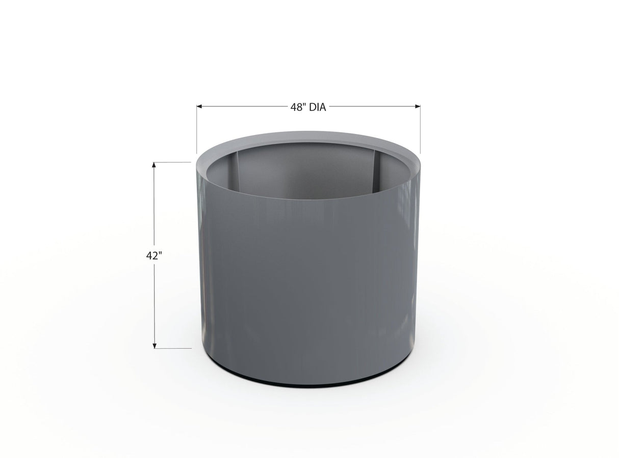 Aluminum Round Planter - Plantercraft
