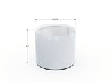 Aluminum Round Planter - Plantercraft
