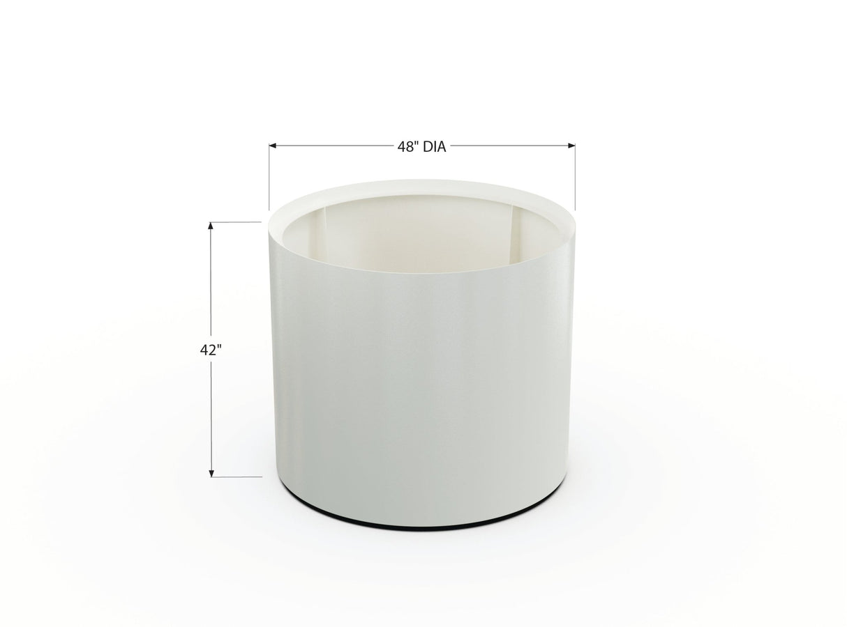 Aluminum Round Planter - Plantercraft