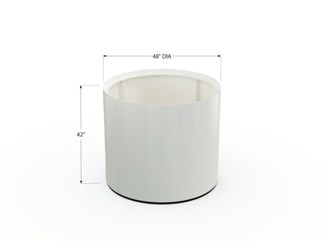 Aluminum Round Planter - Plantercraft