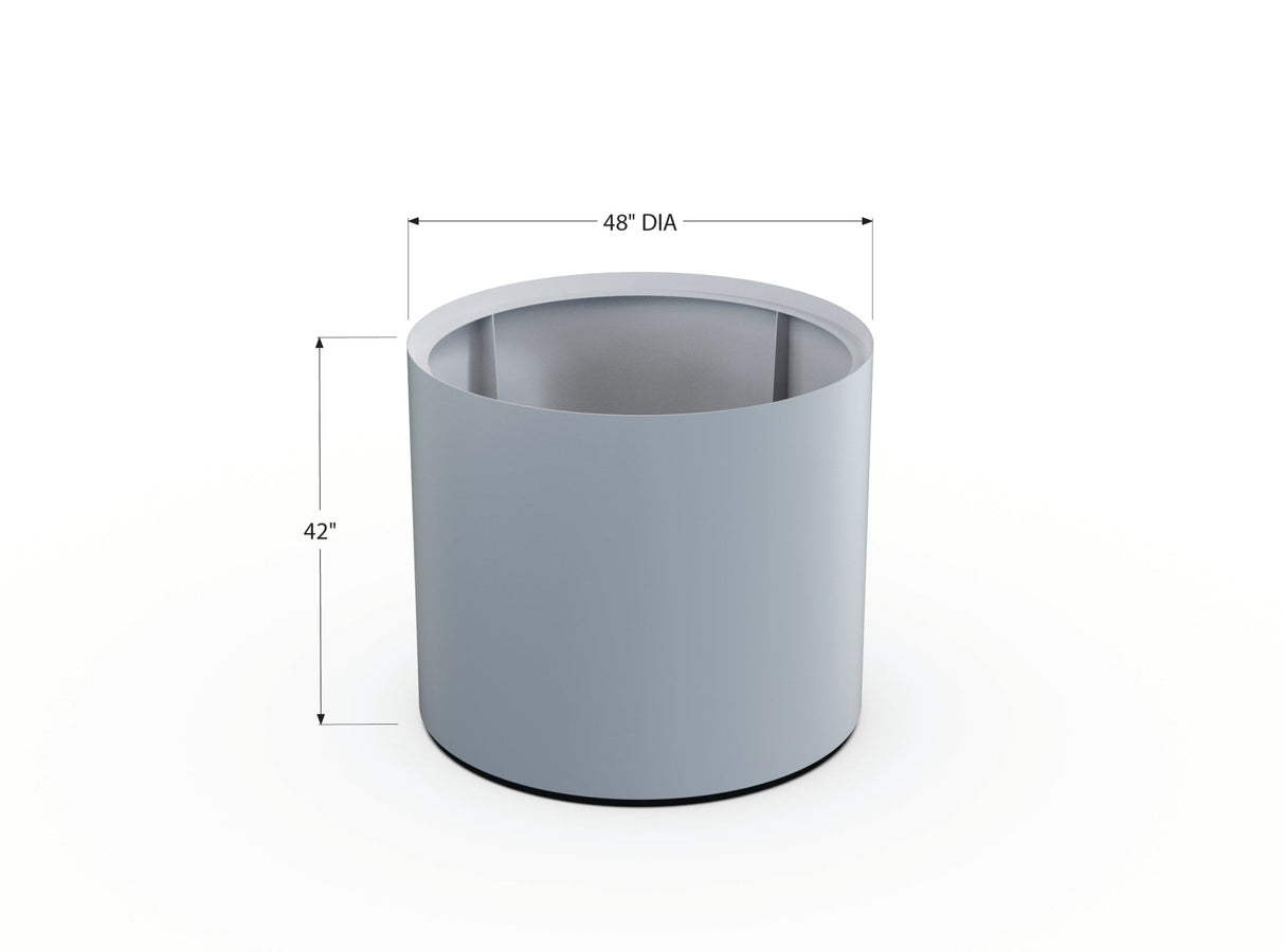 Aluminum Round Planter - Plantercraft