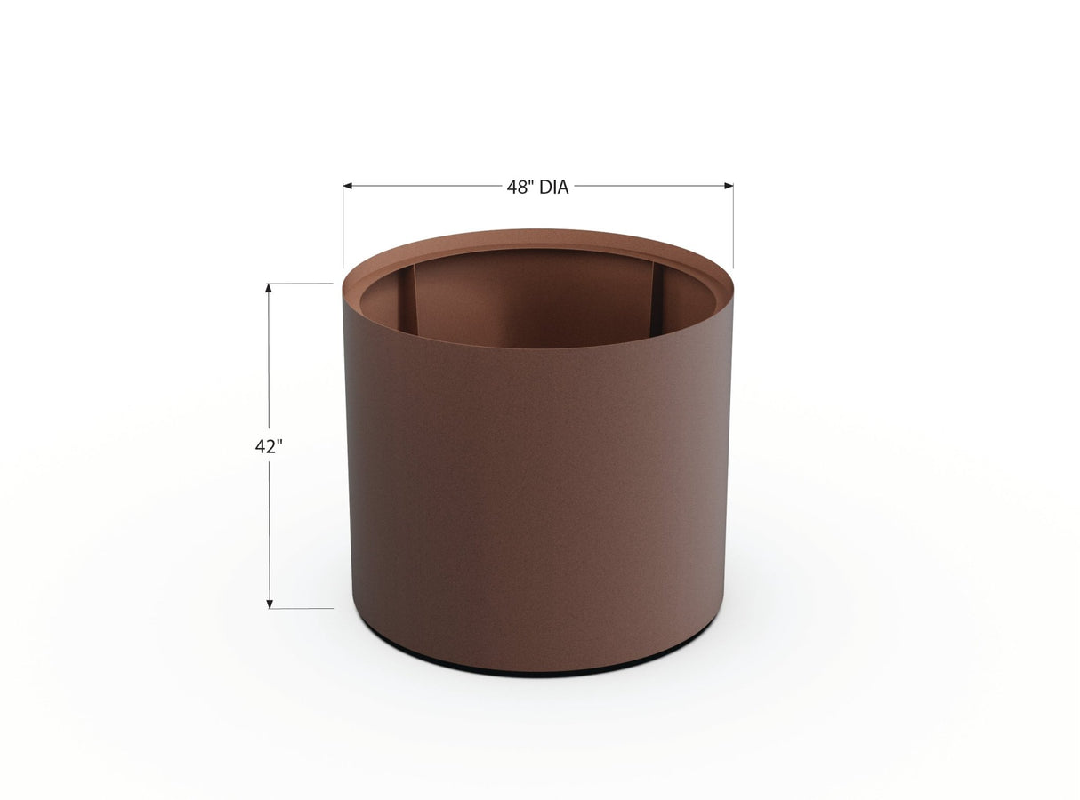 Aluminum Round Planter - Plantercraft