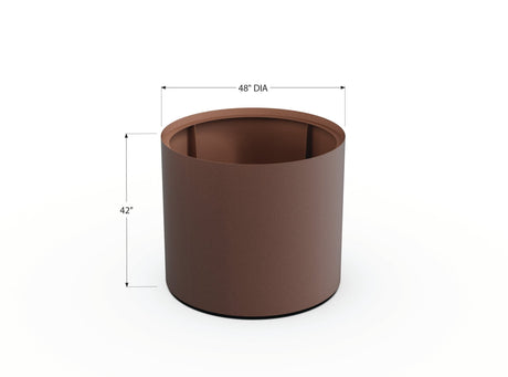 Aluminum Round Planter - Plantercraft