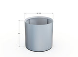 Aluminum Round Planter - Plantercraft