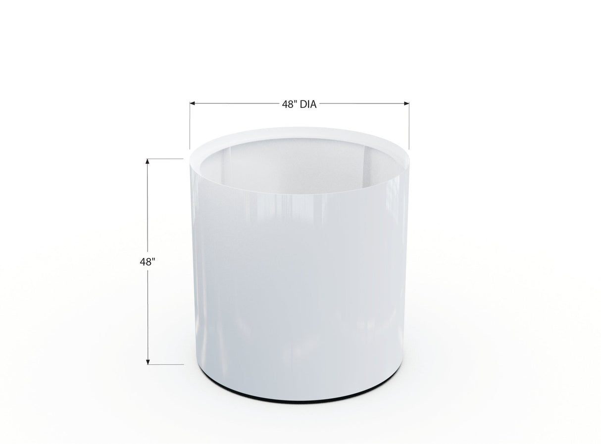 Aluminum Round Planter - Plantercraft