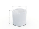 Aluminum Round Planter - Plantercraft