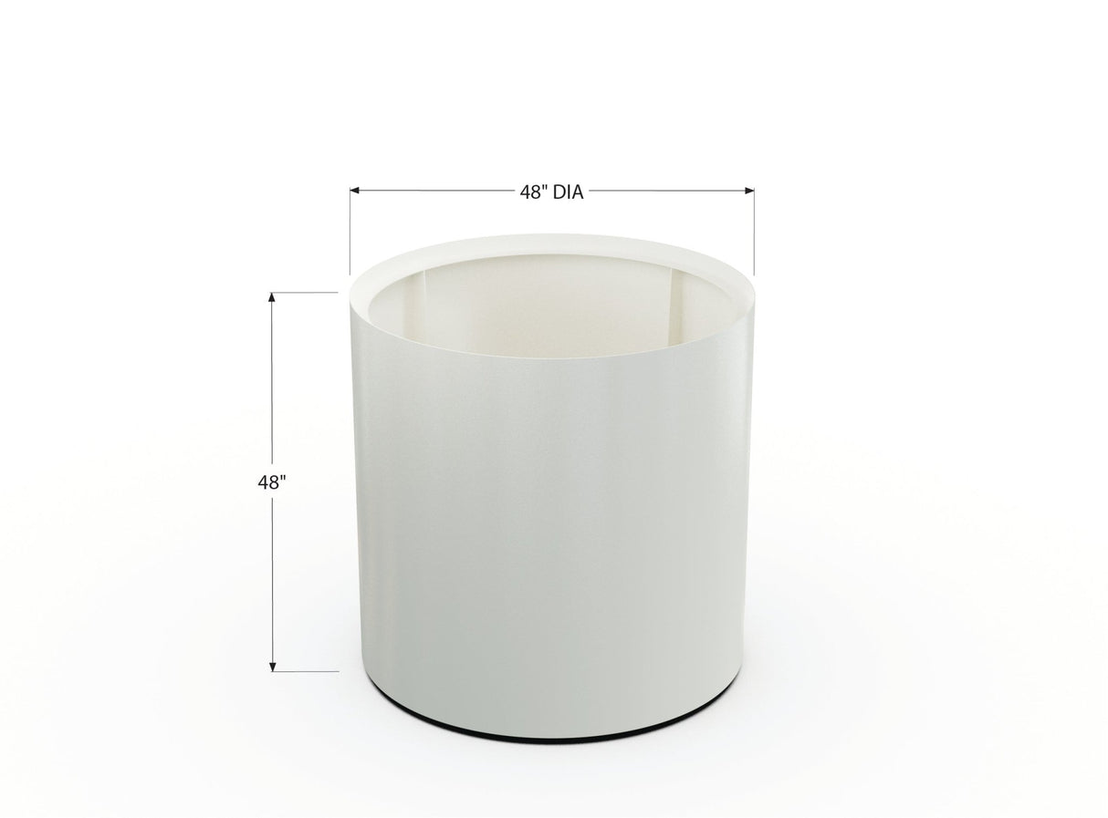 Aluminum Round Planter - Plantercraft