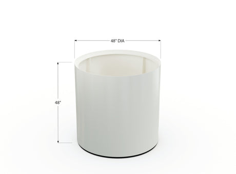 Aluminum Round Planter - Plantercraft