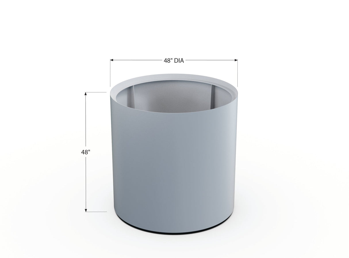 Aluminum Round Planter - Plantercraft